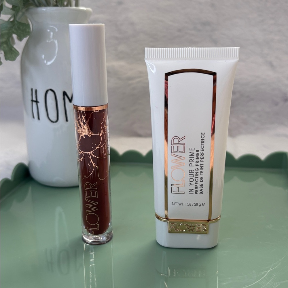 FLOWER Cosmetics Matte Liquid Lipstick & Face Primer
